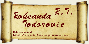 Roksanda Todorović vizit kartica